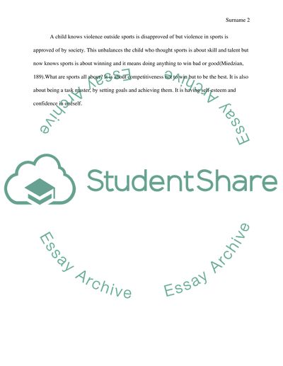 When Winning Is The Only Thing, Can Violence Be Far Away