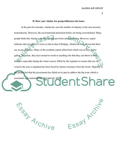 Global Issues and Alaska Air Group