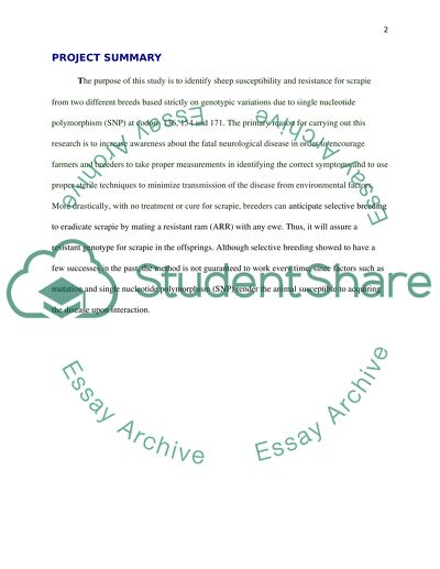Single Nucleotide Polymorphism in Prion Protein Alleles
