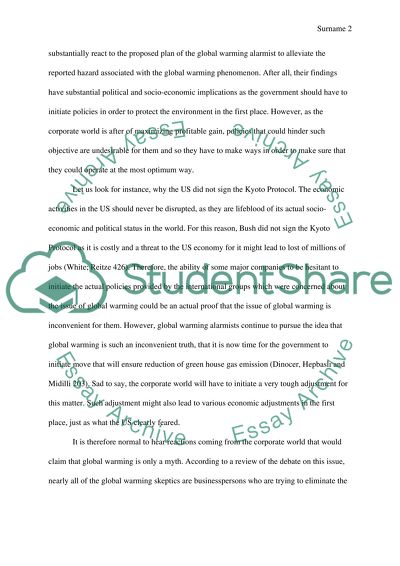 Global Warming Is a Controversial Issue