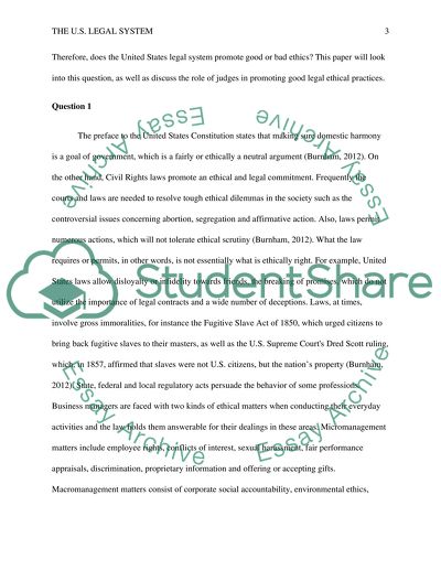 The U.S. legal system