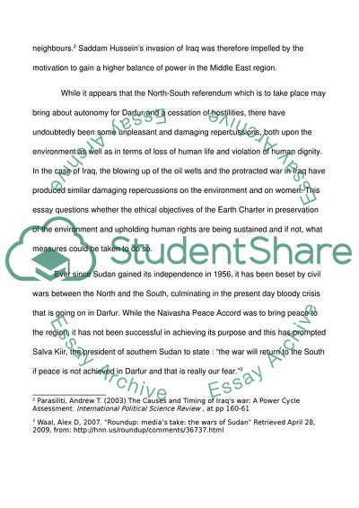 Conflict paper picture