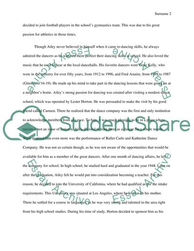 The Alvin Ailey and his American Theater