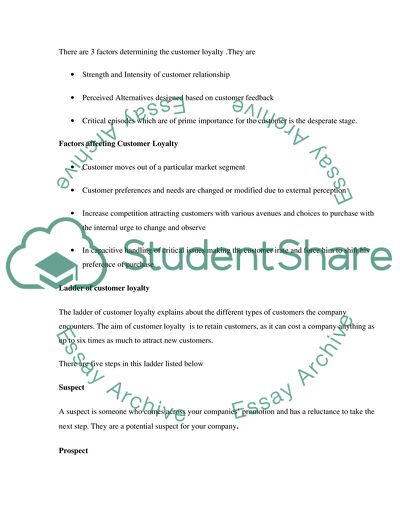 The Impact of Loyalty Schemes on the Retail Segment