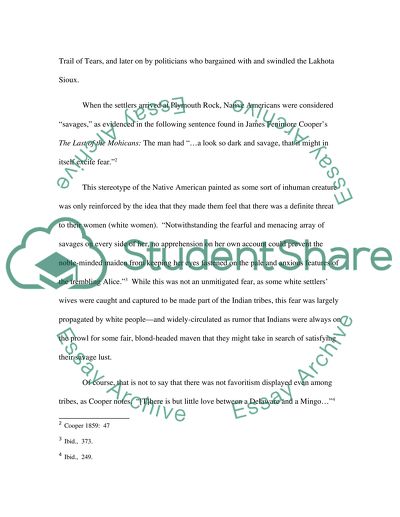 American Indian and Western Europe on the History, Culture and Environmental Crisis