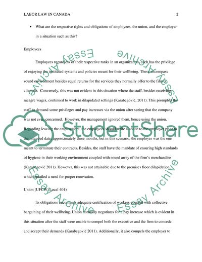 Labour Law in Canada