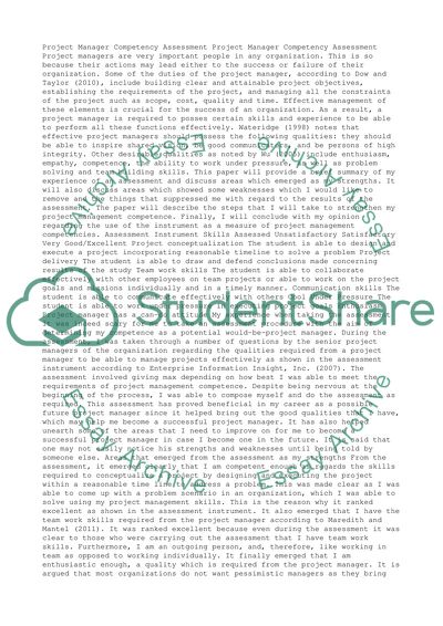 Assessing competency essay picture