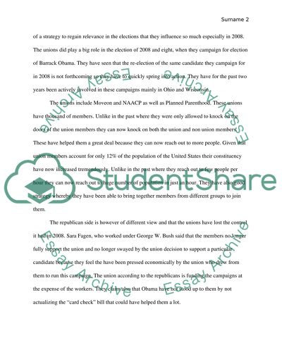 Unions Recruit New Allies for Obama in Battleground States