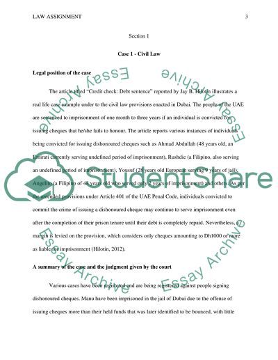 The UAE Labour Law Court Cases