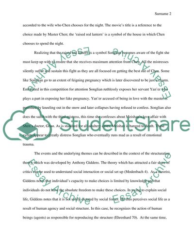 Raise the Red Lantern: Nationalism and Feudalism