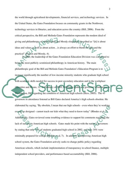 Bill and Melinda Gates Foundation