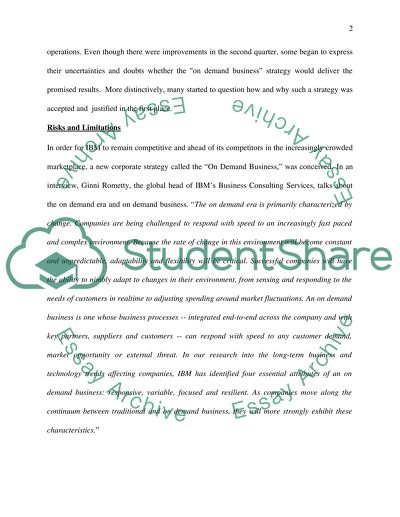 IBM Business Strategy