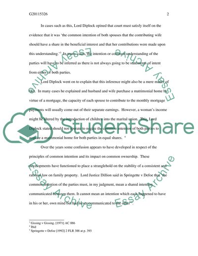 Common Law Regarding Characteristics of Contributions