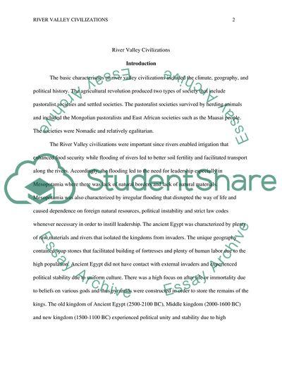 River Valley Civilizations