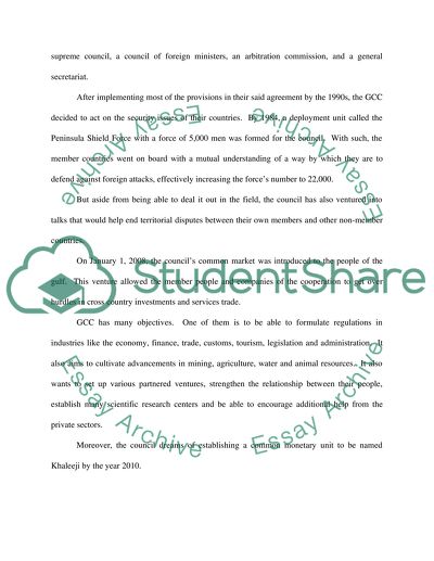 Effects of a Currency Union for the Gulf Cooperation Council
