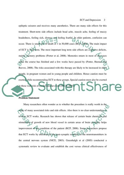 Electroconvulsive therapy