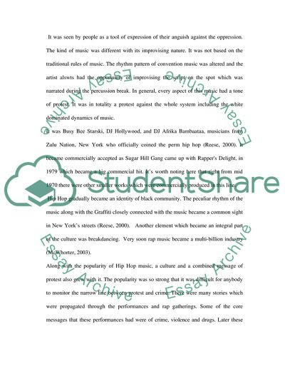 Does Hip-hop Music Affect a Community