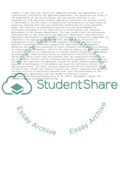 Management by Griffin