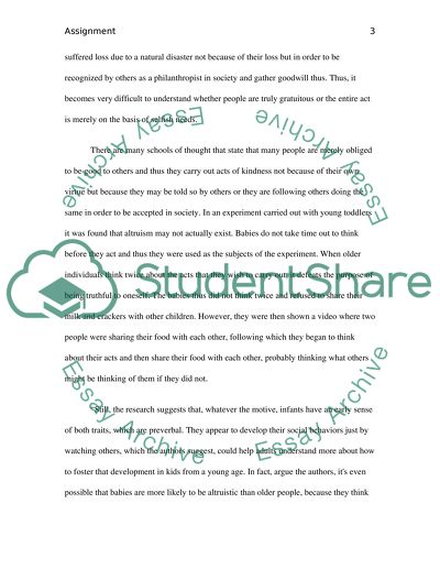 Altruism theory psychology picture