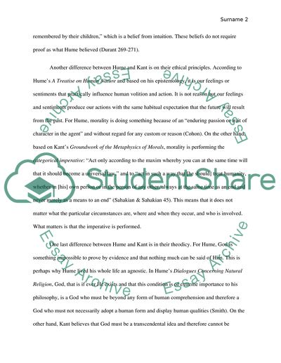 Compare or Contrast 2 philosophy thinkers