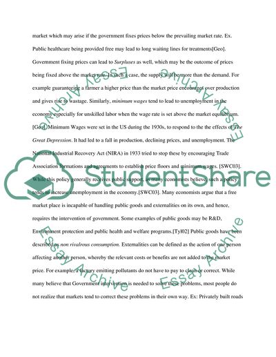 Does Government Intervenes in Society