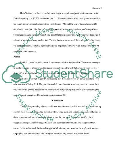 Adjunct Professors get Poverty-level Wages and Universities Exploit Adjuncts, Hinder learning