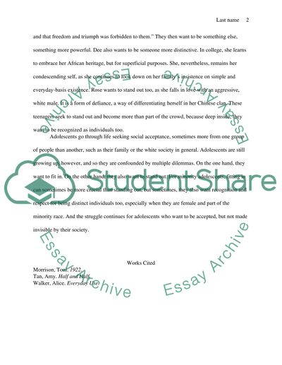 Struggles of adolecents