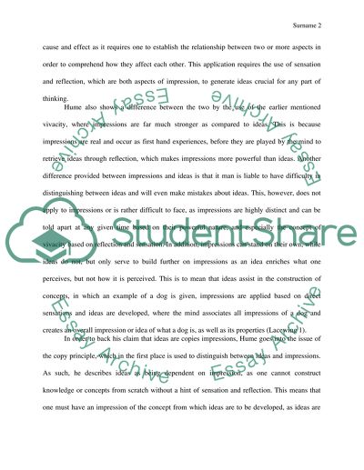 David Humes An Enquiry Concerning Human Understanding