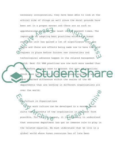 Strategic Human Resource Management