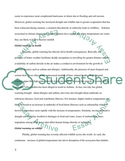 Global Warming Problem Solving