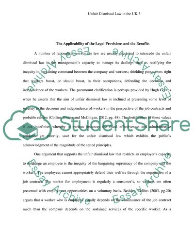 Unfair dismissal law in the UK