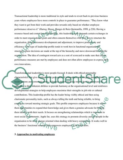 Human Resourse Managment Leadership