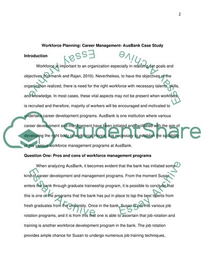 Career Management at AusBank