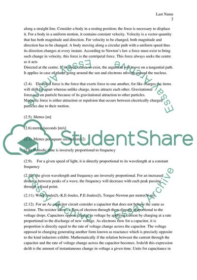 Course Skills and Concepts