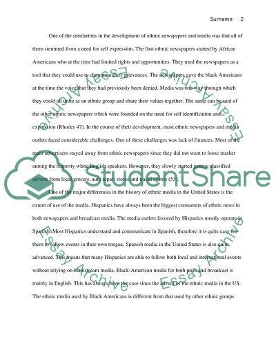 The Historical Beginnings of the First Ethnic Newspapers in the United States