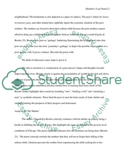 The Gwendolyn Brooks Poems