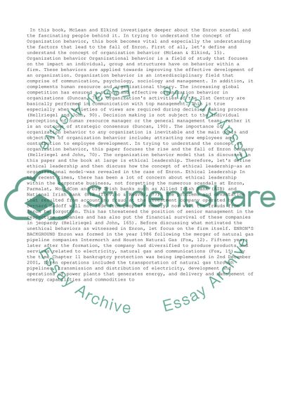 PAPER ABOUT ORGANIZATIONAL BEHAVIOR TOPIC