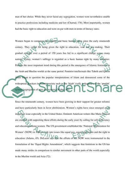 Women rights essay