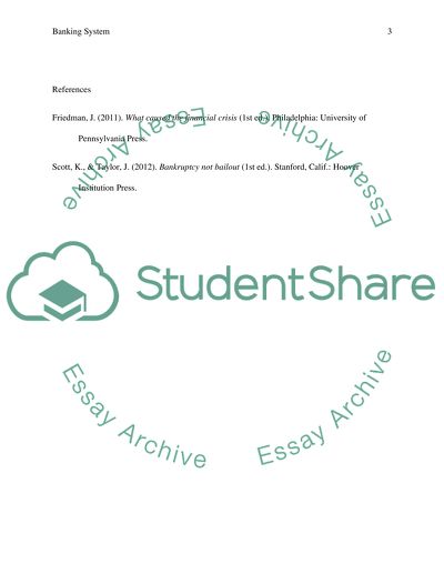 Financial Crises of the Period of 2008 in the US