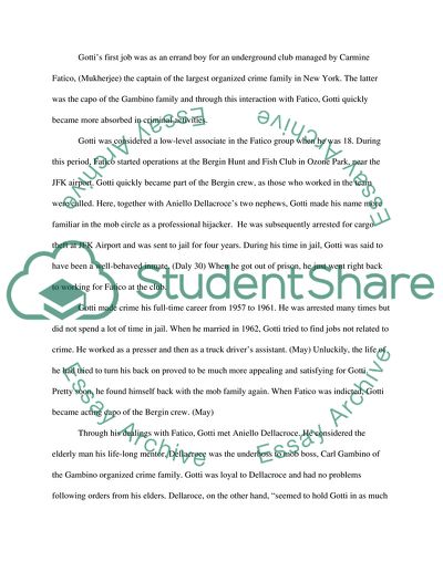 John Joseph Gotti Jr.: An Organized Crime Figure