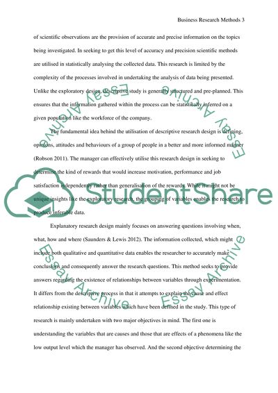 The Purpose of the Business Research and Its Methods