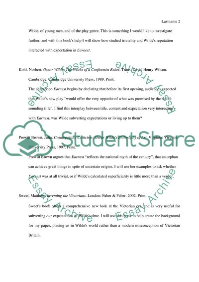 Expectations of, and Undermined Triviality in, The Importance of Being Earnest