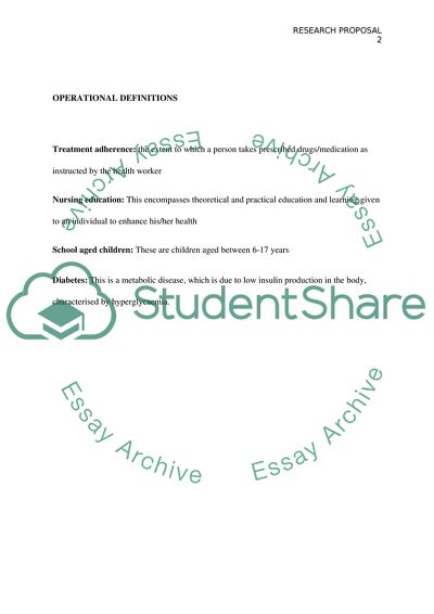 Diabetes, Treatment Adherence and Nursing Education