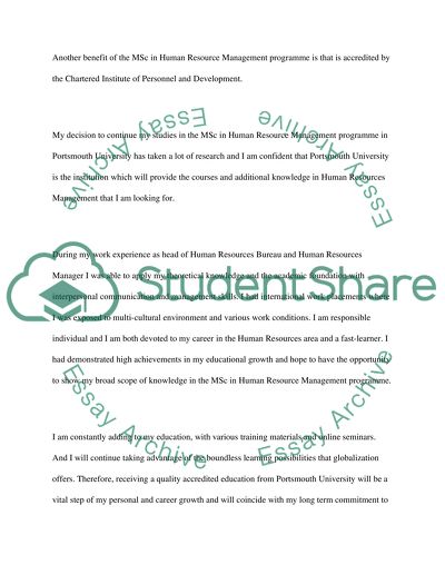 Personal statement undefined and My goals