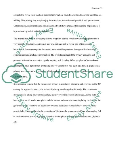 Has Social Media Changed the Meaning of Privacy