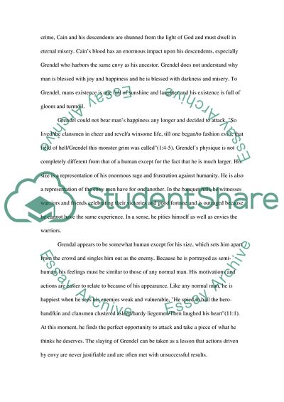 Beowulf and His Monsters