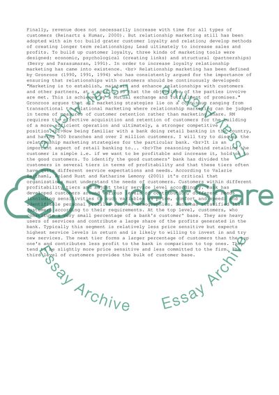 Managing marketing relationships