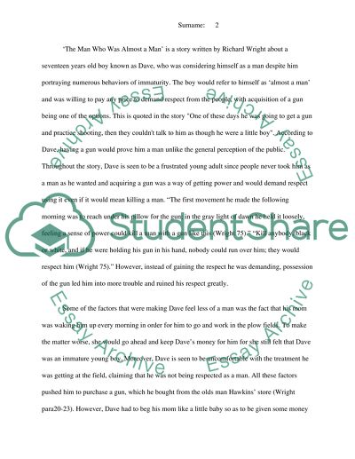 The Man Who Was Almost a Man