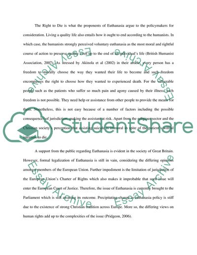 Is Active Euthanasia a Medical Negligence or Assisted Dying