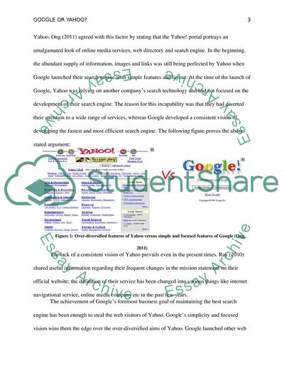 Factors Enabling Google to Gain a Competitive Advantage over Yahoo